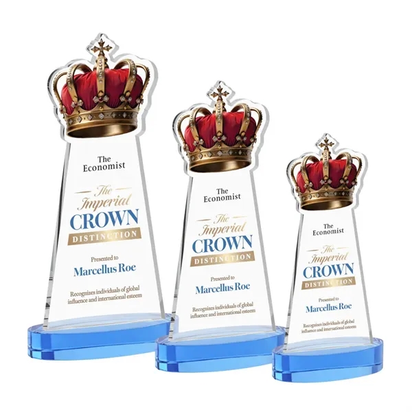 Item #AWV4405-S Crown VividPrint™ Award on Alberton Base - Sky Blue
