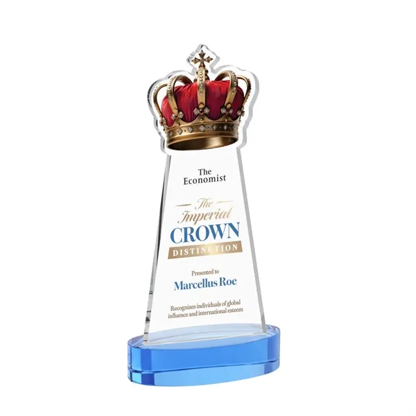 Item #AWV4405-S Crown VividPrint™ Award on Alberton Base - Sky Blue