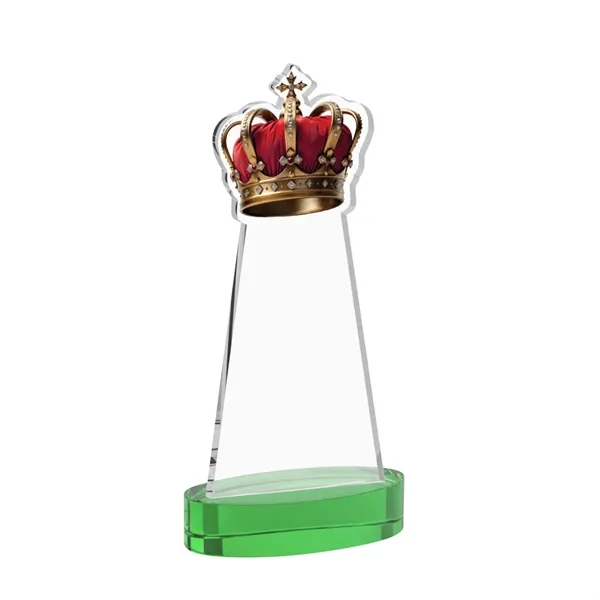 Item #AWV4405-G Crown VividPrint™ Award on Alberton Base - Green