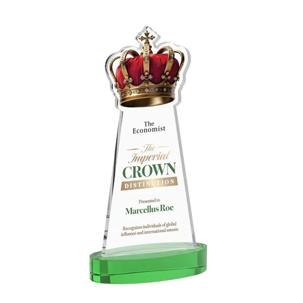 Item #AWV4405-G Crown VividPrint™ Award on Alberton Base - Green