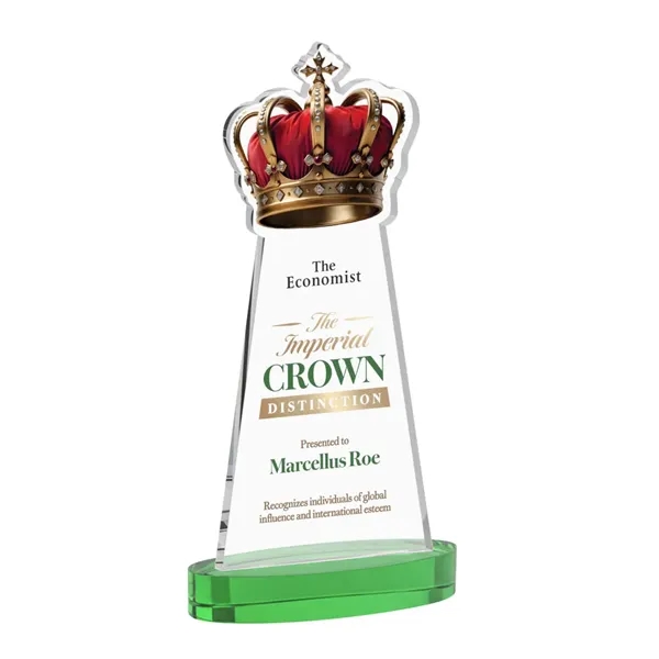 Item #AWV4405-G Crown VividPrint™ Award on Alberton Base - Green