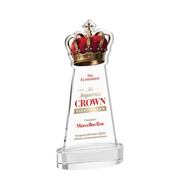 Item #AWARD AWV4405 Crown VividPrint™ Award on Alberton Base - Clear