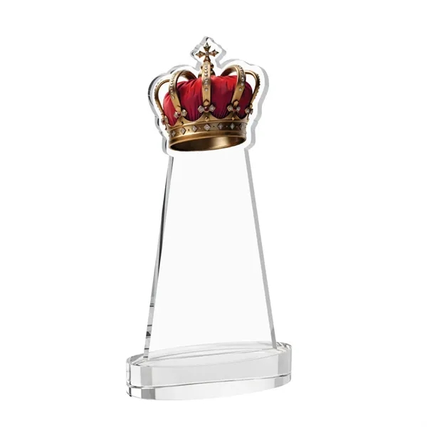 Item #AWARD AWV4405 Crown VividPrint™ Award on Alberton Base - Clear
