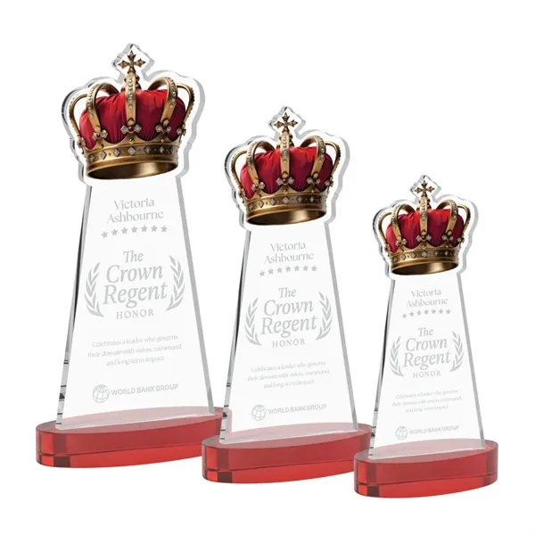 Item #AWS4405-R Crown Award on Alberton Base - Red