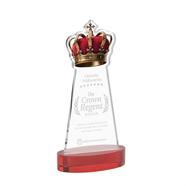 Item #AWS4405-R Crown Award on Alberton Base - Red