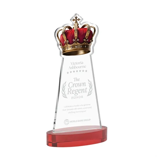 Item #AWS4405-R Crown Award on Alberton Base - Red