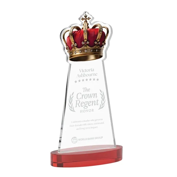 Item #AWS4405-R Crown Award on Alberton Base - Red