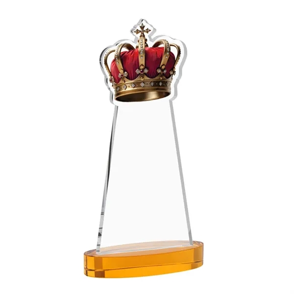 Item #AWS4405-A Crown Award on Alberton Base - Amber