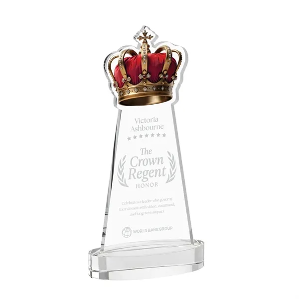 Item #AWARD AWS4405 Crown Award on Alberton Base - Clear