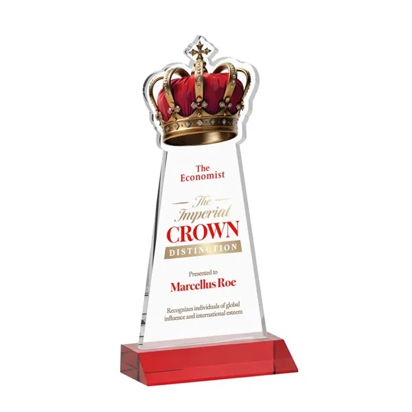 Item #AWARD AWV440-R Crown VividPrint™ Award - Red