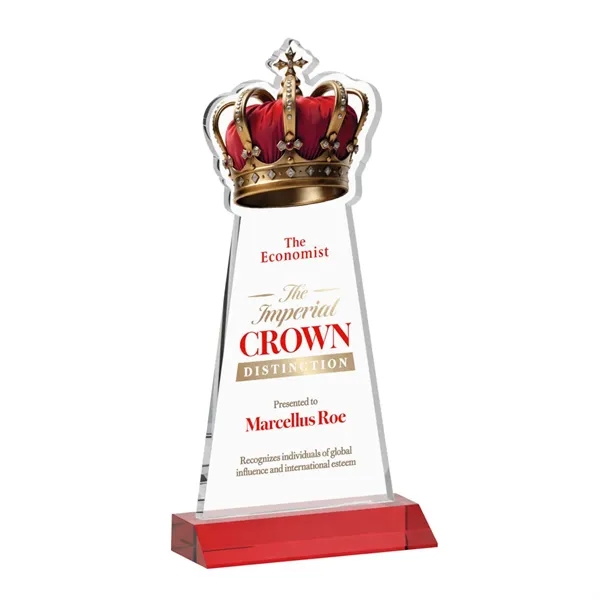 Item #AWARD AWV440-R Crown VividPrint™ Award - Red