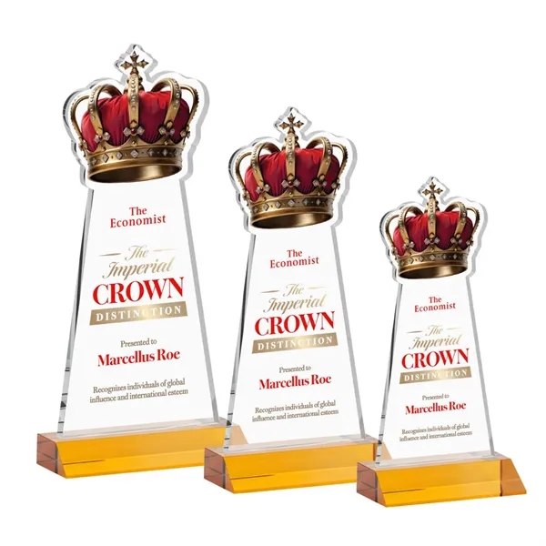 Item #AWARD AWV440-A Crown VividPrint™ Award - Amber