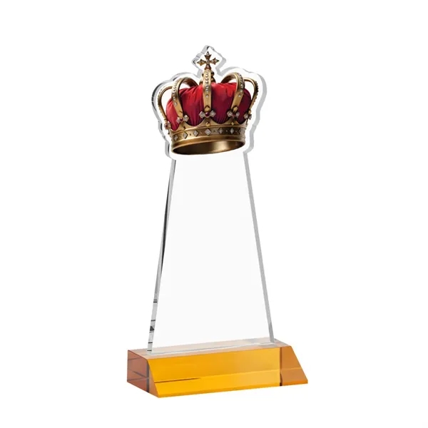 Item #AWARD AWV440-A Crown VividPrint™ Award - Amber