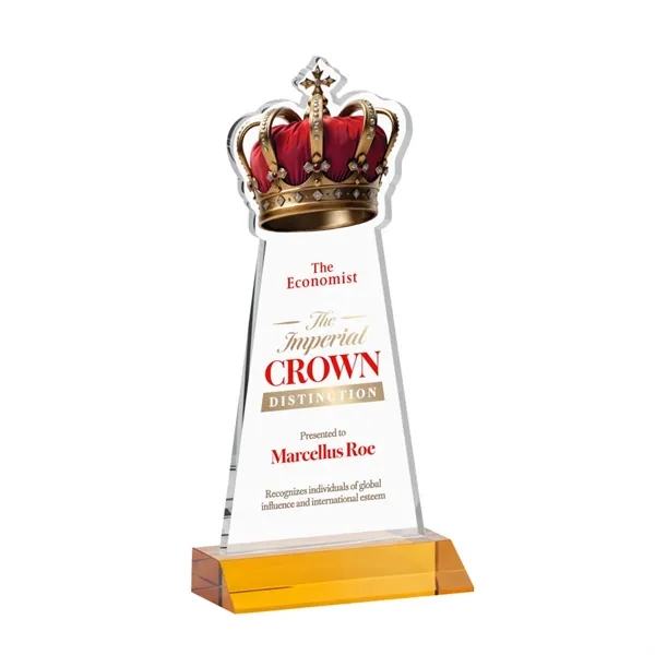Item #AWARD AWV440-A Crown VividPrint™ Award - Amber
