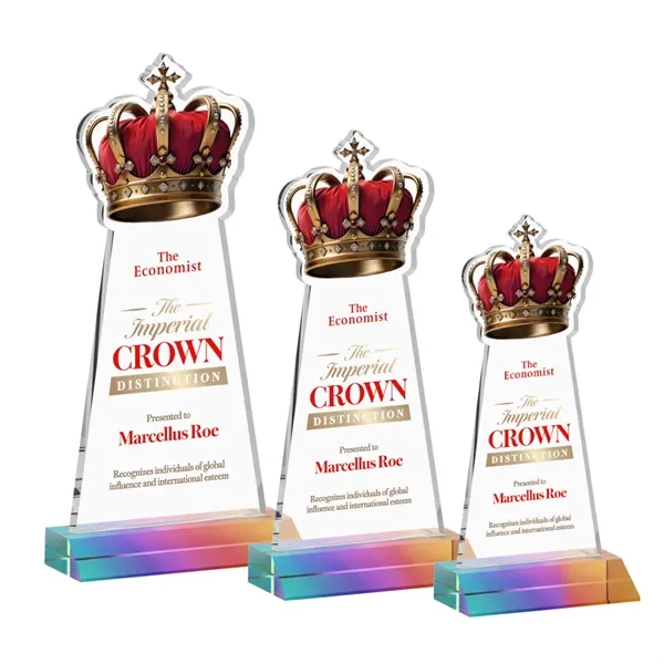 Item #AWARD AWV440-M Crown VividPrint™ Award - Prismatic