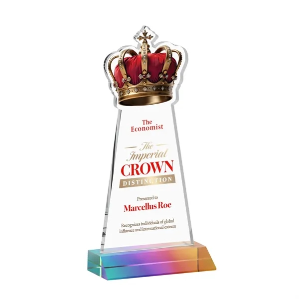 Item #AWARD AWV440-M Crown VividPrint™ Award - Prismatic