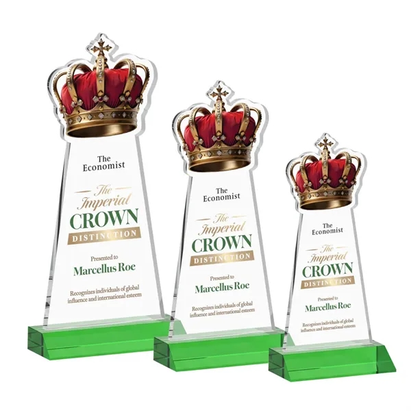 Item #AWARD AWV440-G Crown VividPrint™ Award - Green