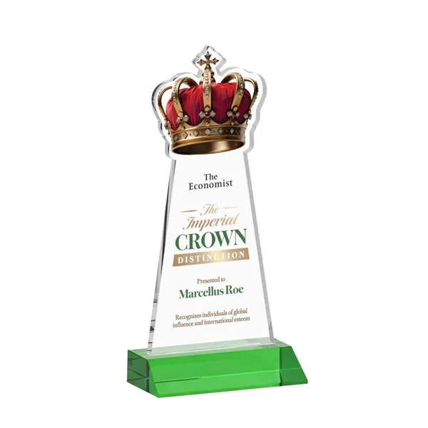Item #AWARD AWV440-G Crown VividPrint™ Award - Green