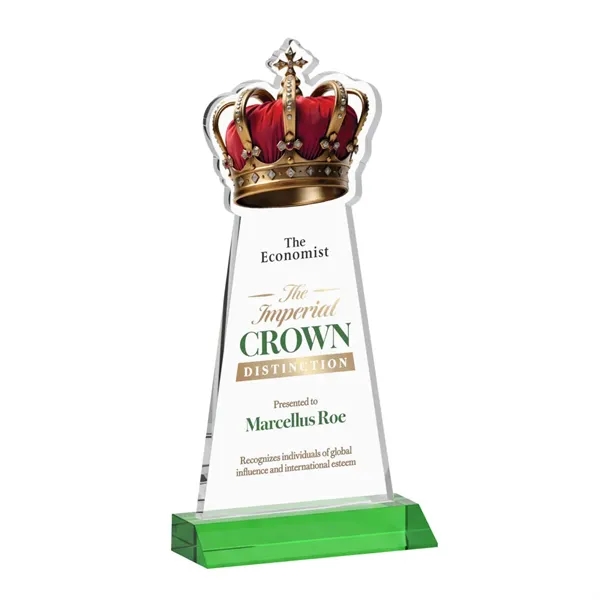 Item #AWARD AWV440-G Crown VividPrint™ Award - Green