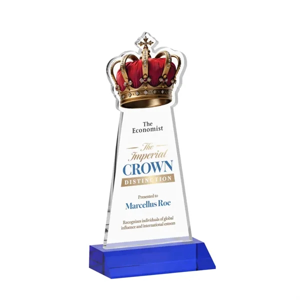 Item #AWARD AWV440-L Crown VividPrint™ Award - Blue