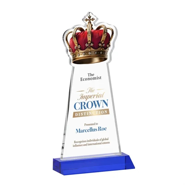 Item #AWARD AWV440-L Crown VividPrint™ Award - Blue
