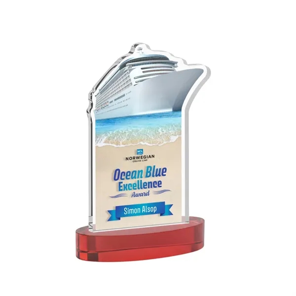 Voyager VividPrint™ Award on Alberton Base - Red... from ASI 84592 St Regis Group / St Regis