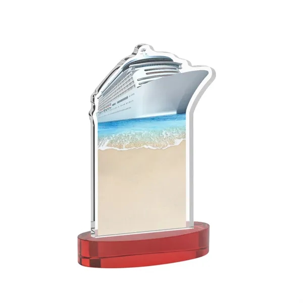 Voyager VividPrint™ Award on Alberton Base - Red... from ASI 84592 St Regis Group / St Regis