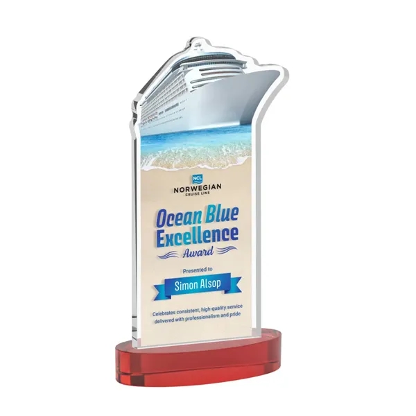 Voyager VividPrint™ Award on Alberton Base - Red... from ASI 84592 St Regis Group / St Regis