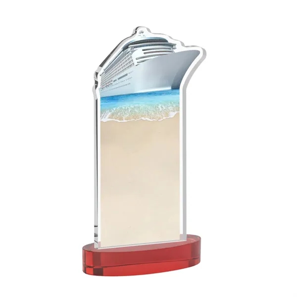 Voyager VividPrint™ Award on Alberton Base - Red... from ASI 84592 St Regis Group / St Regis