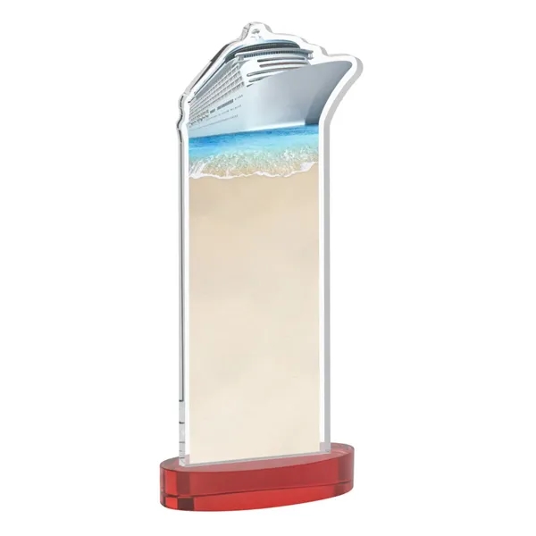 Voyager VividPrint™ Award on Alberton Base - Red... from ASI 84592 St Regis Group / St Regis