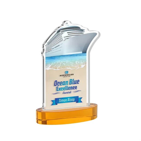 Voyager VividPrint™ Award on Alberton Base - Amber... from ASI 84592 St Regis Group / St Regis