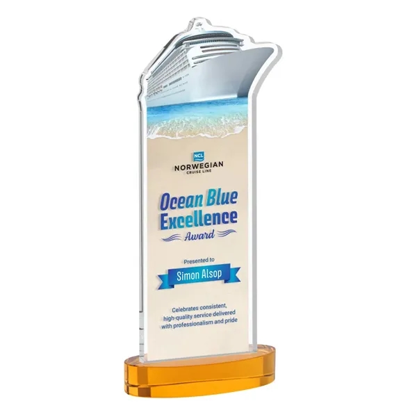 Voyager VividPrint™ Award on Alberton Base - Amber... from ASI 84592 St Regis Group / St Regis