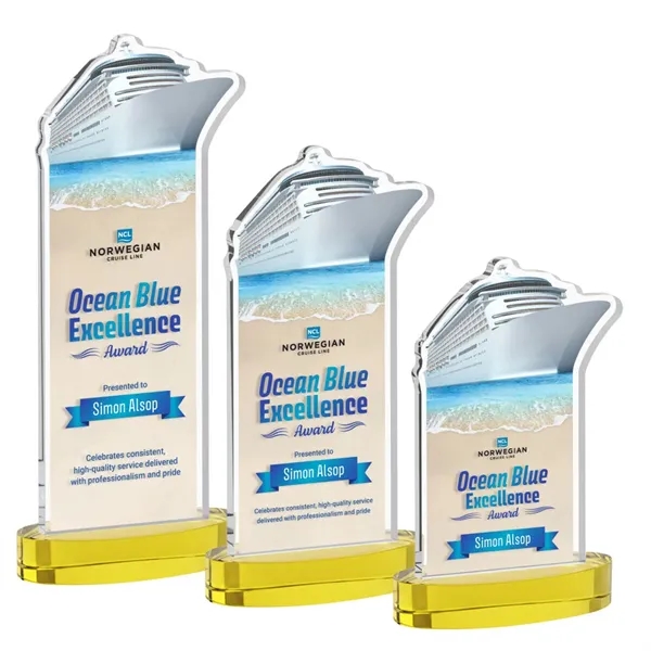 Voyager VividPrint™ Award on Alberton Base - Gold... from ASI 84592 St Regis Group / St Regis