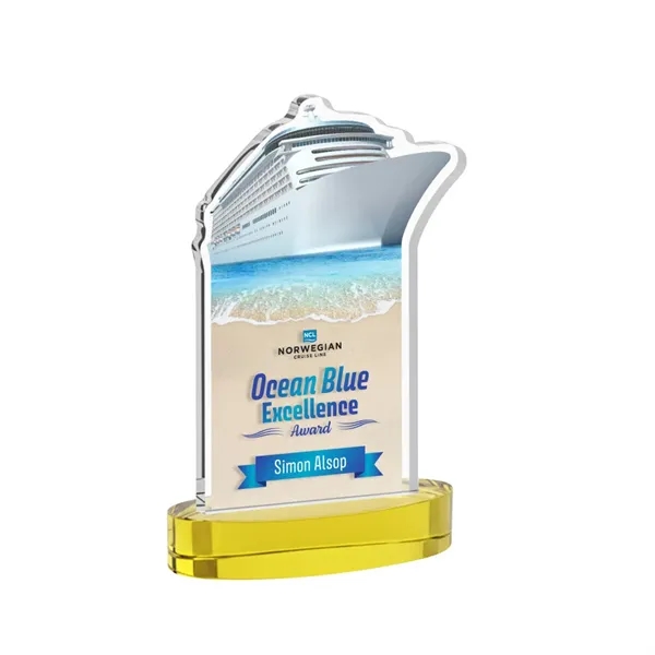 Voyager VividPrint™ Award on Alberton Base - Gold... from ASI 84592 St Regis Group / St Regis