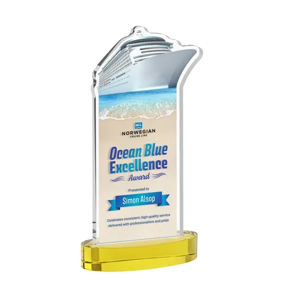 Voyager VividPrint™ Award on Alberton Base - Gold... from ASI 84592 St Regis Group / St Regis