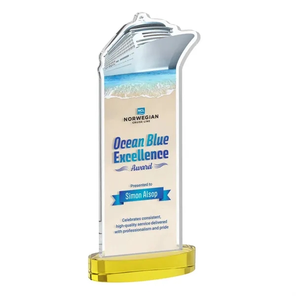 Voyager VividPrint™ Award on Alberton Base - Gold... from ASI 84592 St Regis Group / St Regis