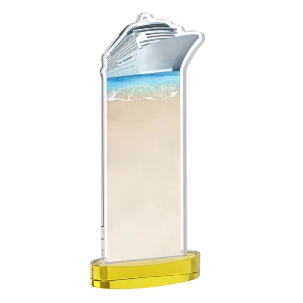 Voyager VividPrint™ Award on Alberton Base - Gold... from ASI 84592 St Regis Group / St Regis