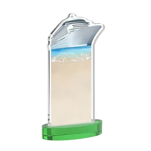 Voyager VividPrint™ Award on Alberton Base - Green... from ASI 84592 St Regis Group / St Regis