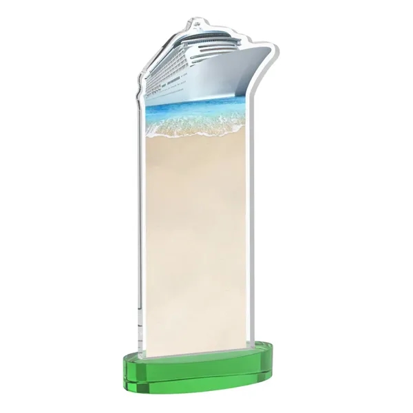 Voyager VividPrint™ Award on Alberton Base - Green... from ASI 84592 St Regis Group / St Regis