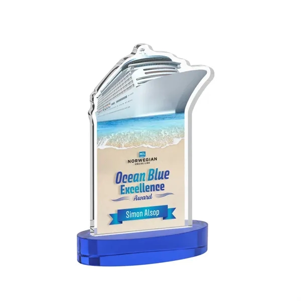 Voyager VividPrint™ Award on Alberton Base - Blue... from ASI 84592 St Regis Group / St Regis