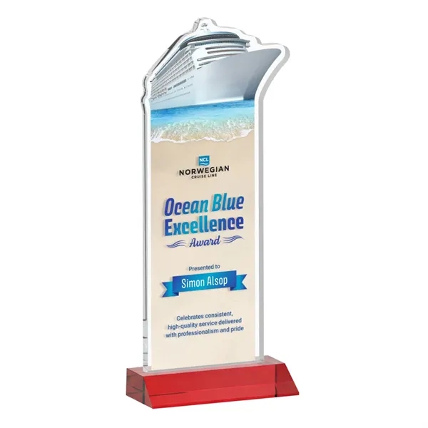 Voyager VividPrint™ Award - Red... from ASI 84592 St Regis Group / St Regis