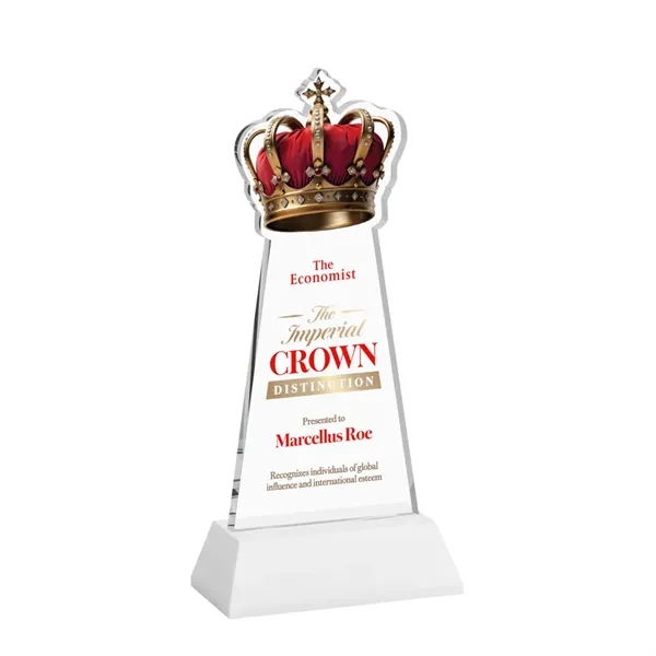 Item #AWV4406-W Crown VividPrint™ Award on Hartford Base - White