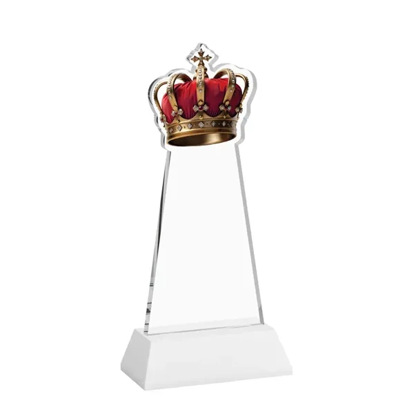 Item #AWV4406-W Crown VividPrint™ Award on Hartford Base - White