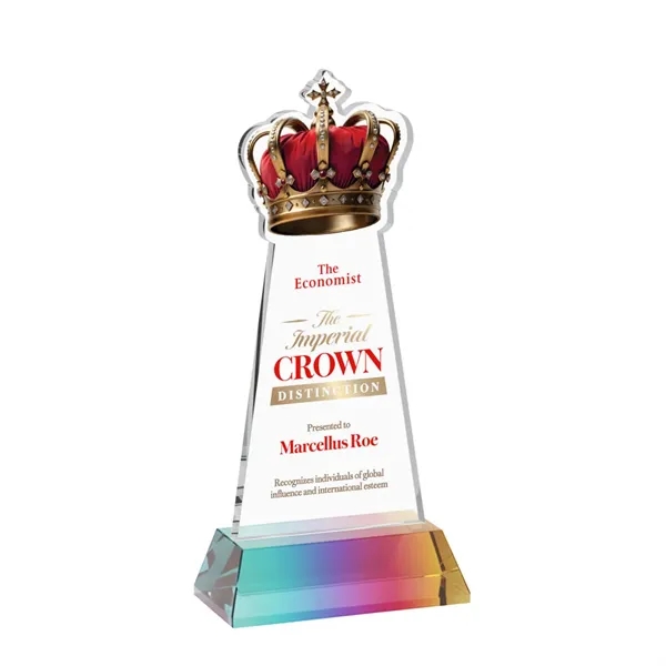 Item #AWV4406-M Crown VividPrint™ Award on Hartford Base - Prismatic