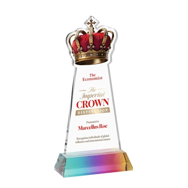 Item #AWV4406-M Crown VividPrint™ Award on Hartford Base - Prismatic