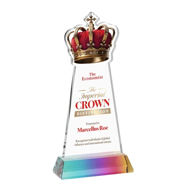 Item #AWV4406-M Crown VividPrint™ Award on Hartford Base - Prismatic