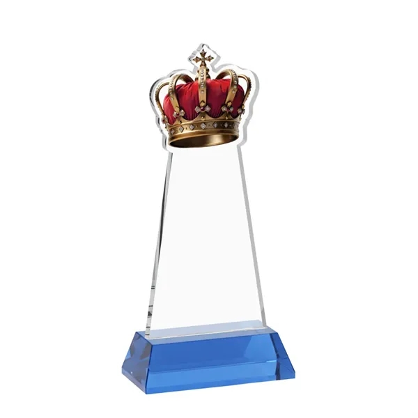 Item #AWV4406-S Crown VividPrint™ Award on Hartford Base - Sky Blue