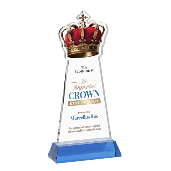 Item #AWV4406-S Crown VividPrint™ Award on Hartford Base - Sky Blue