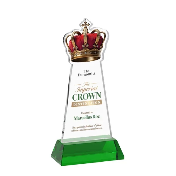 Item #AWV4406-G Crown VividPrint™ Award on Hartford Base - Green