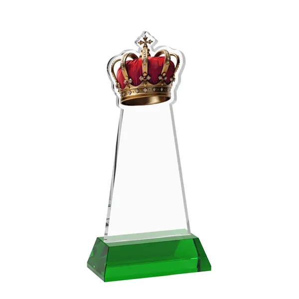 Item #AWV4406-G Crown VividPrint™ Award on Hartford Base - Green